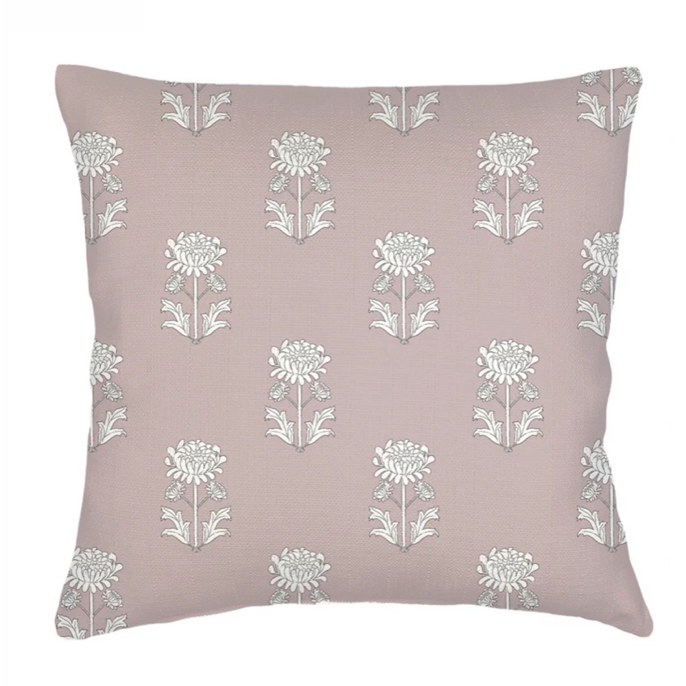 Anaya Vintage Block Print linen Euro pillow cover/26” x 26” - NWT